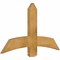 Ekena Millwork Bellingham Rough Sawn Timber Gable Bracket, Western Red Cedar, 48"W x 28"H x 2"D x 6"F, 14/12 Pitch GBW048X28X0206BEL00RWR - alternate 4